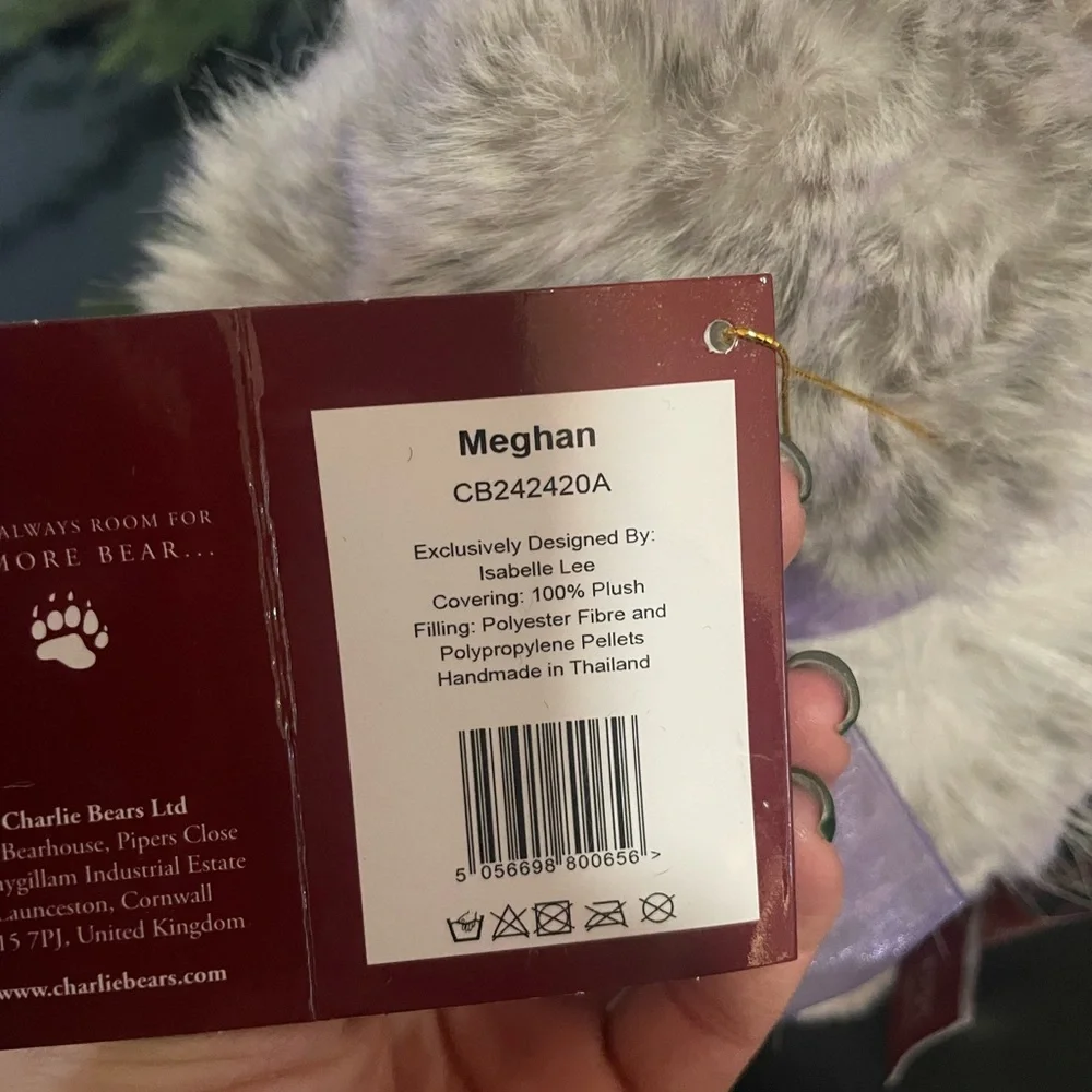 Charlie’s Bears “Meghan”  with Purple Ribbon - Picture 4 of 5